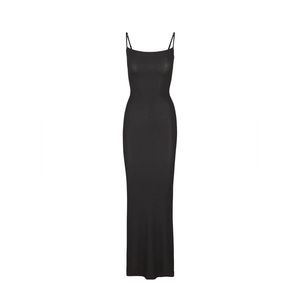 Skims Soft Lounge Long Slip Dress - Onyx - Sz. Small